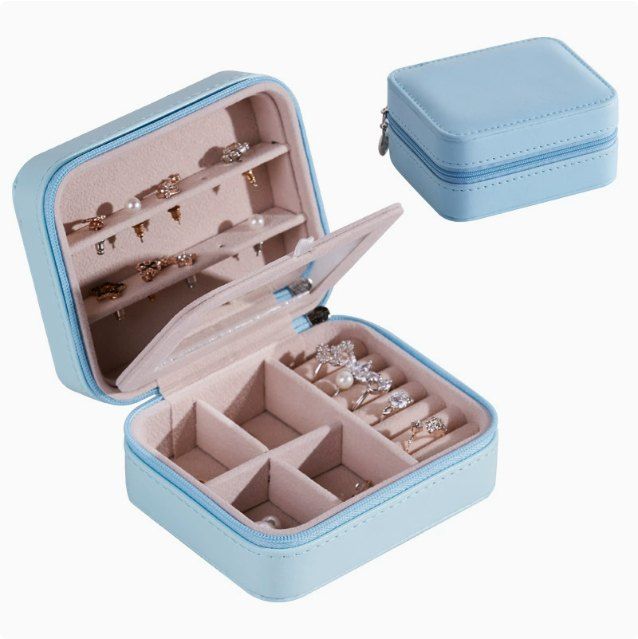 Compact Travel Jewelry Case