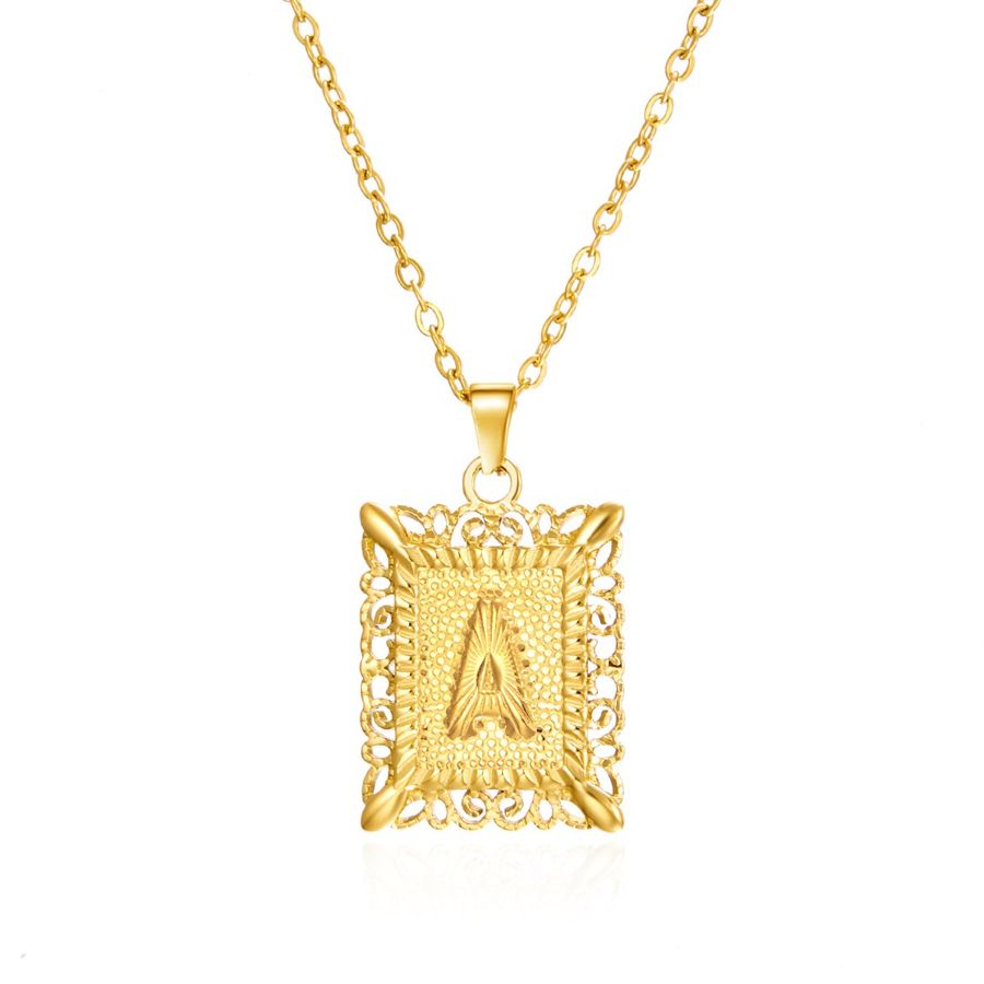 Letter Tag Necklace