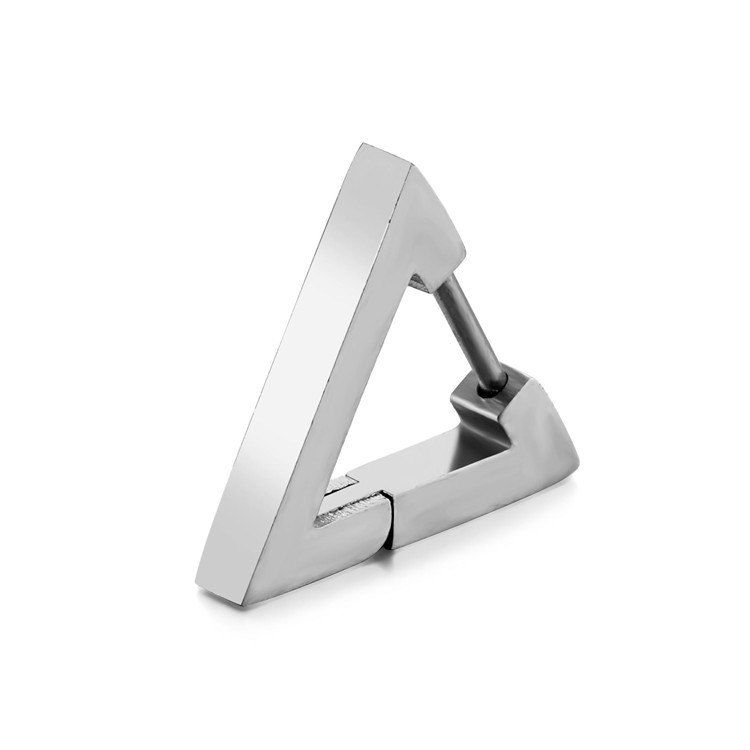 Triangle Hoop Earring