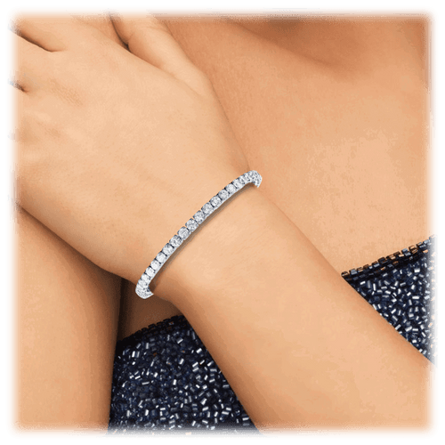 Amelia Single-Row CZ Tennis Bracelet