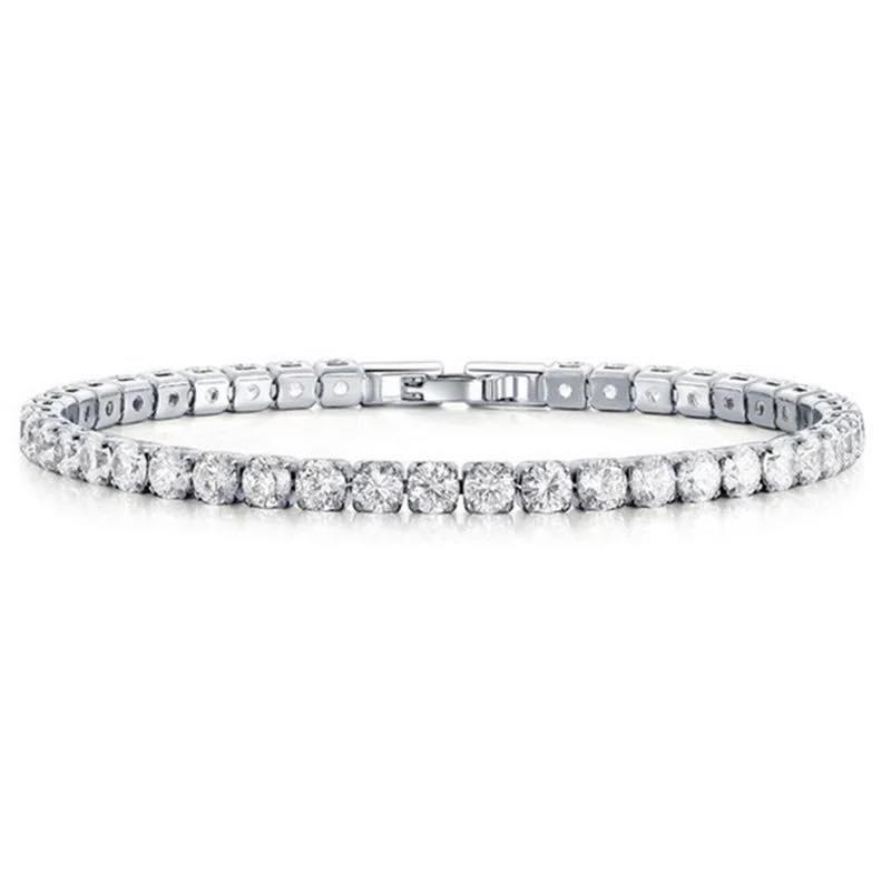 Amelia Single-Row CZ Tennis Bracelet