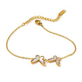 Mother-of-Pearl Butterfly Bracelet