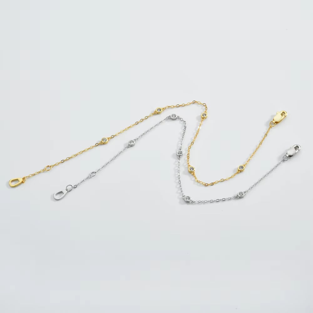 Cosmic Halo Bezel CZ Bracelet