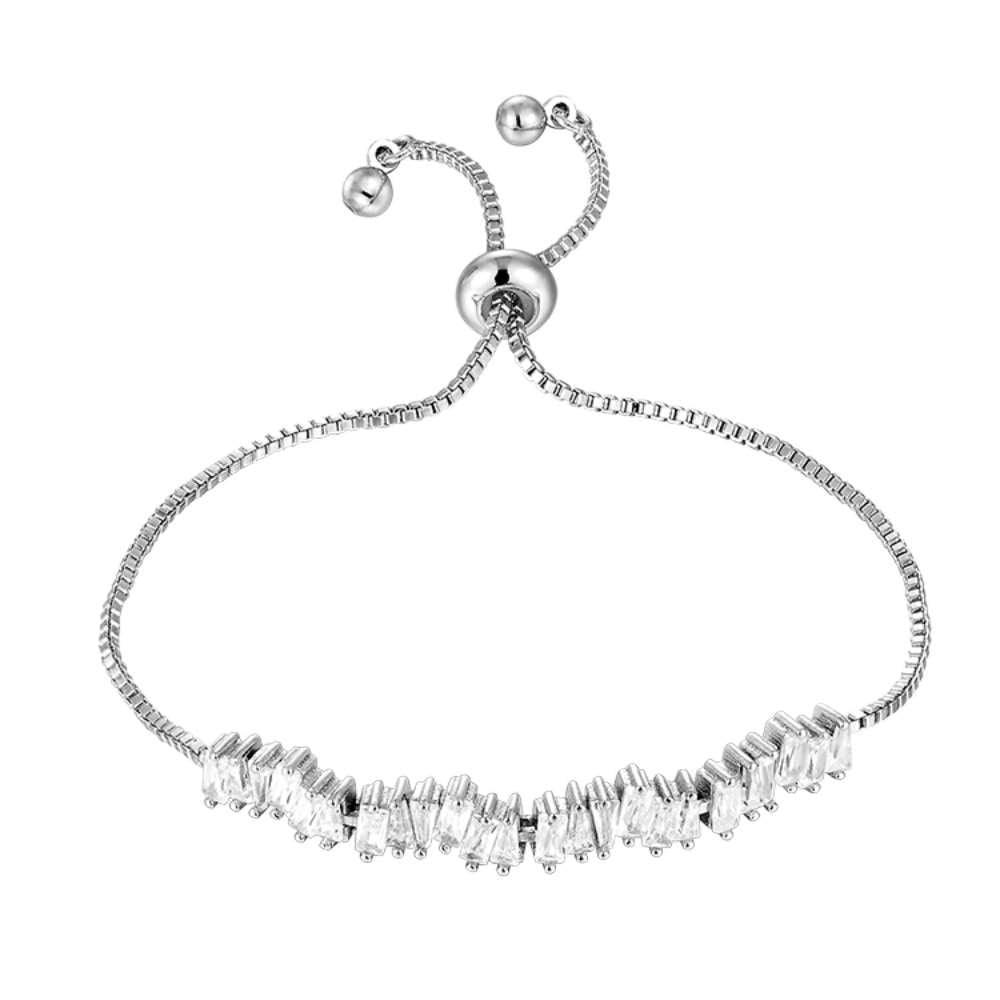 Adjustable CZ Tennis Bracelet