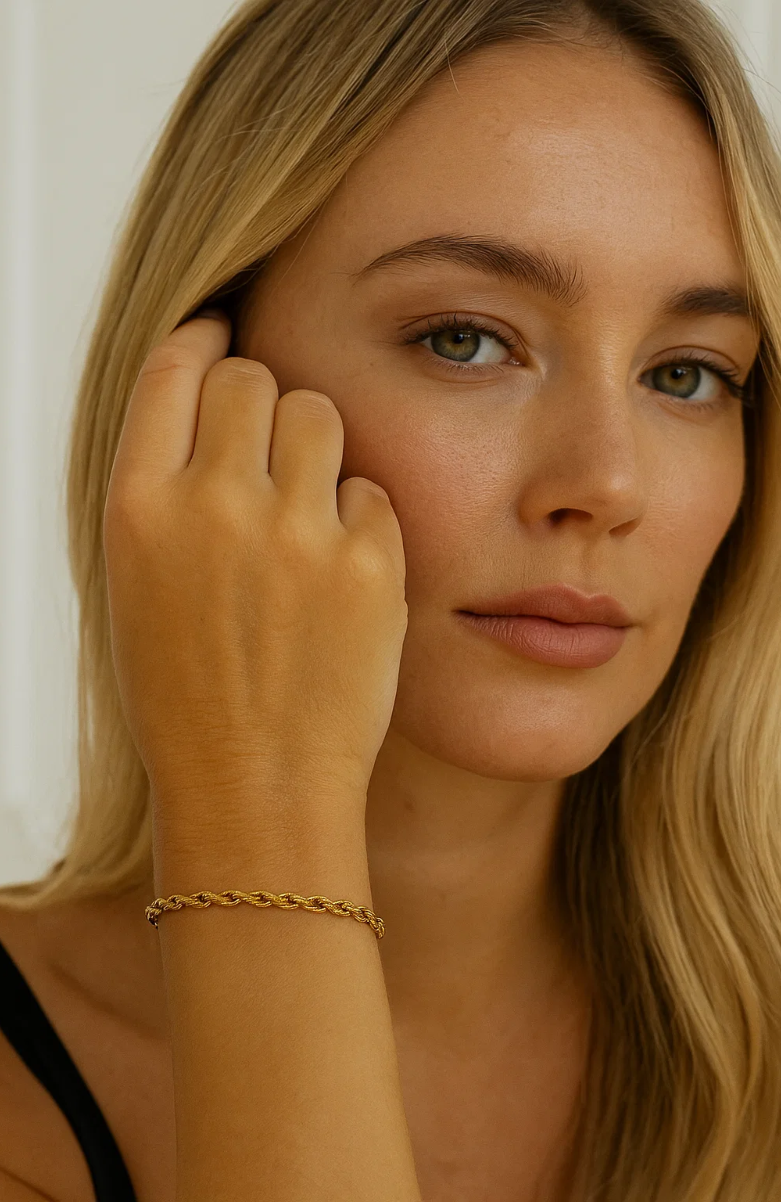 Gold Rope-Chain Bracelet