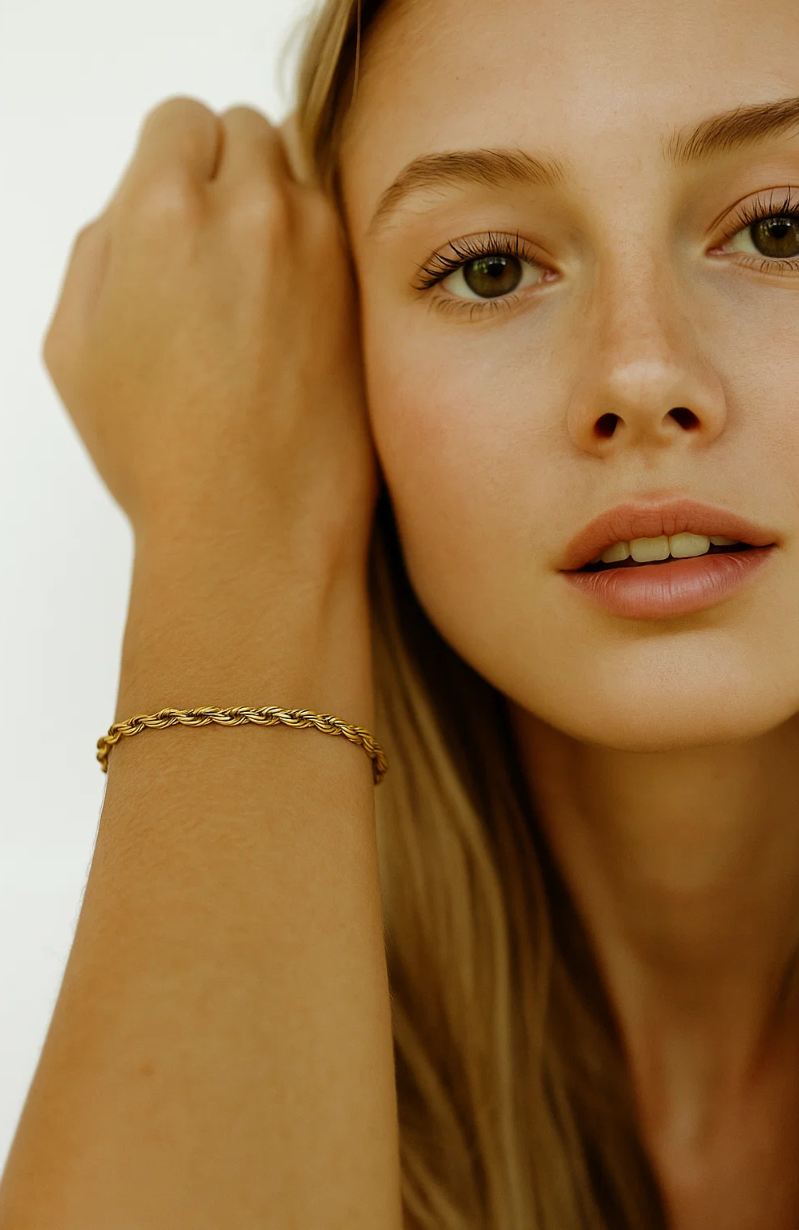 Gold Rope-Chain Bracelet