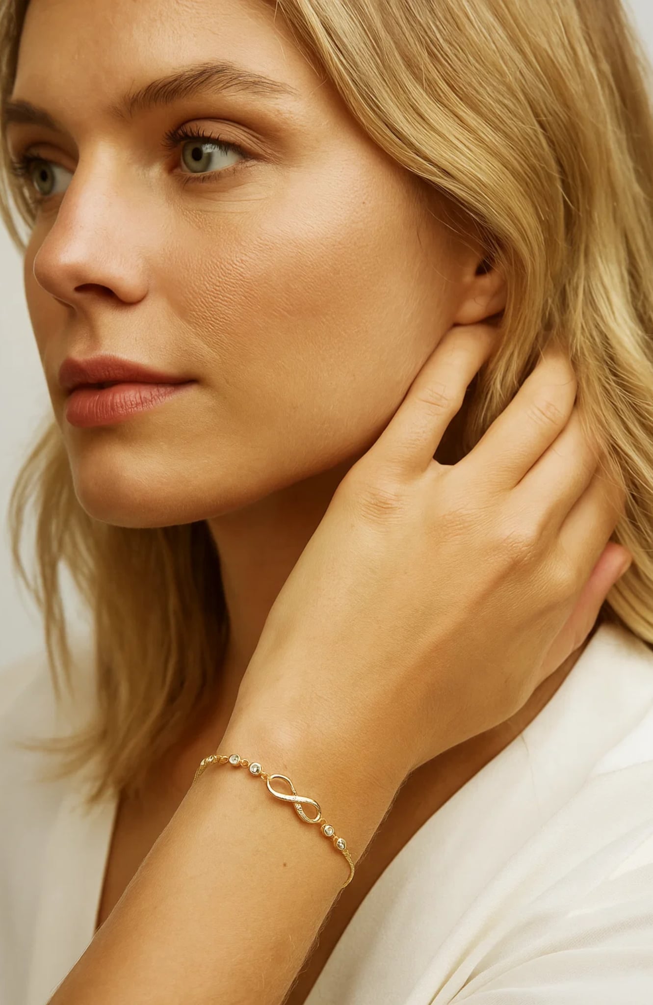 CZ Infinity Bracelet