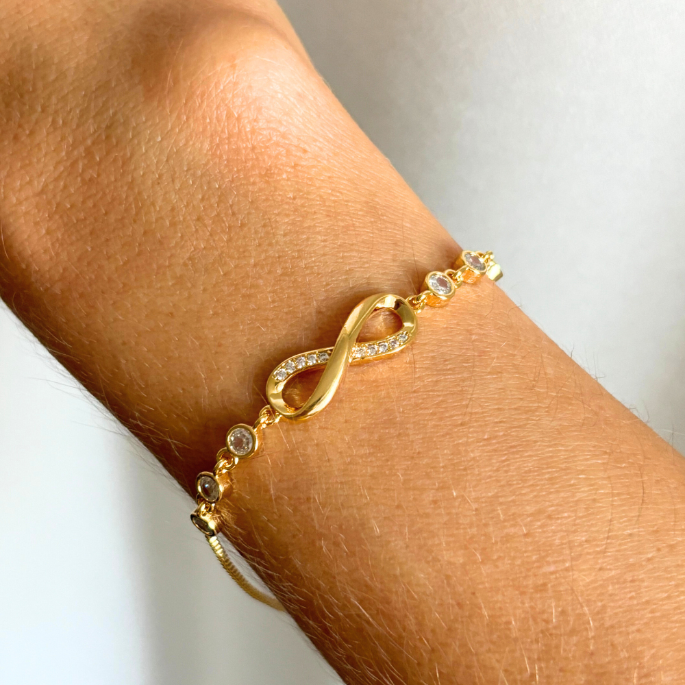 CZ Infinity Bracelet