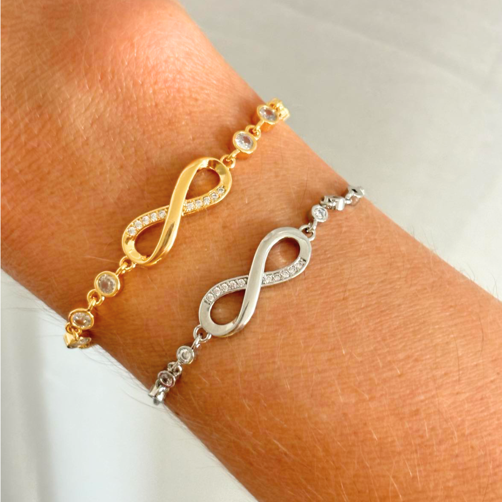 CZ Infinity Bracelet