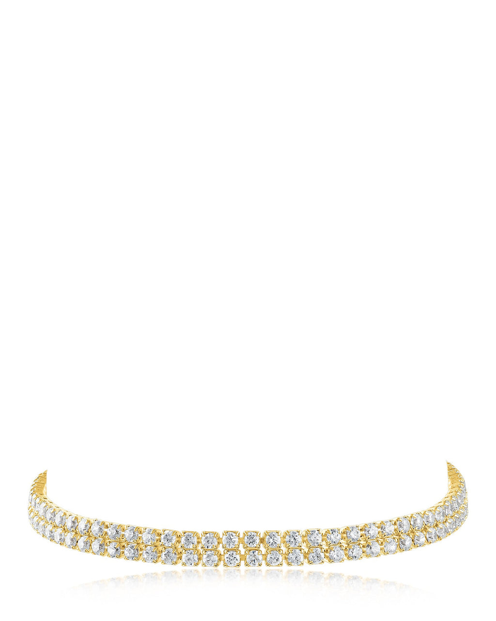 Double-Row Pavé CZ Bracelet