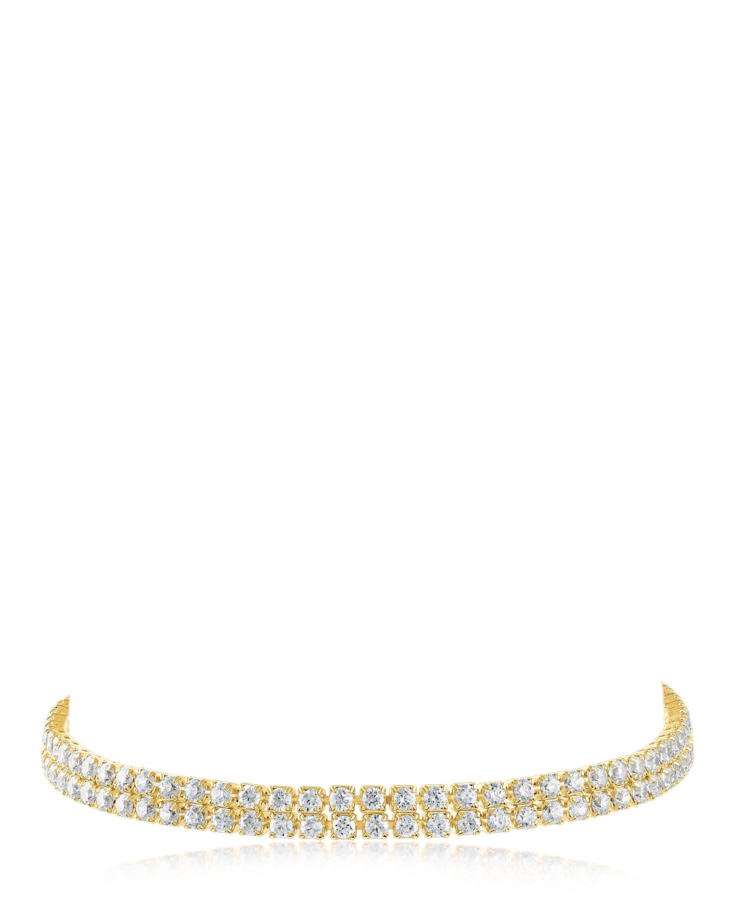 Double-Row Pavé CZ Bracelet