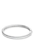 Pavé-Trim Hinged Bracelet
