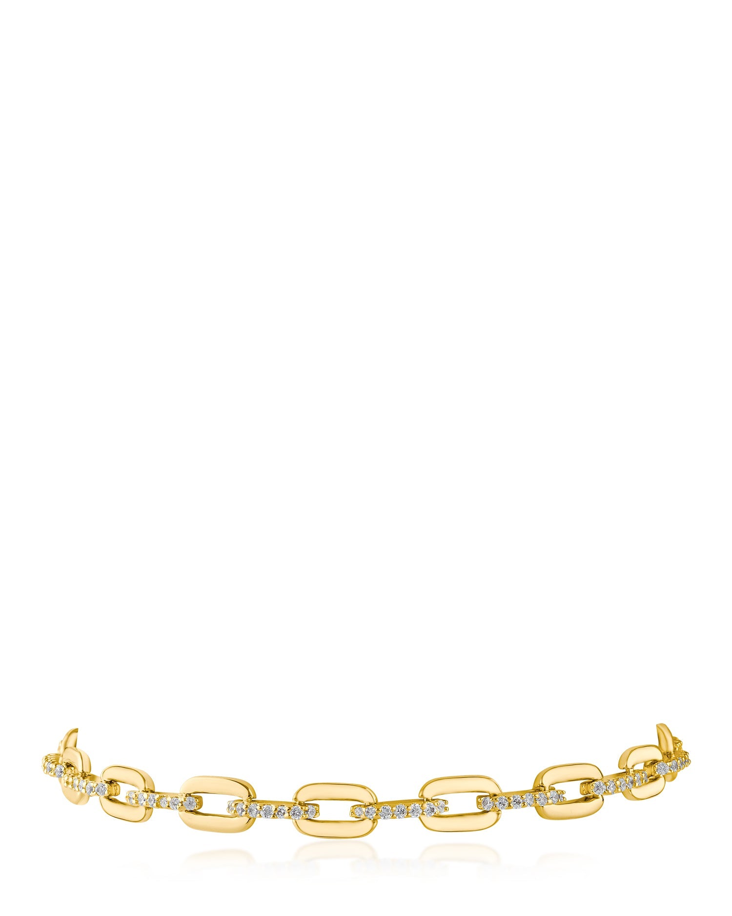 Pavé Delicate-Link Bracelet