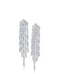 Baguette CZ Fringe Earrings