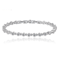 Graduated Round CZ Tennis Bracelet