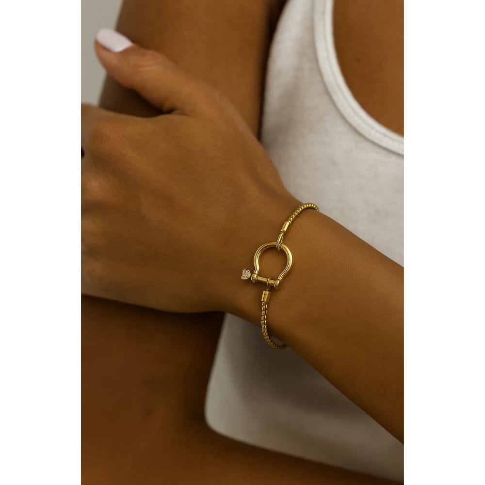 Lucky Lock Horseshoe Bracelet