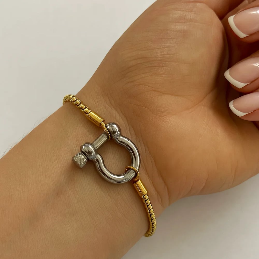 Lucky Lock Horseshoe Bracelet